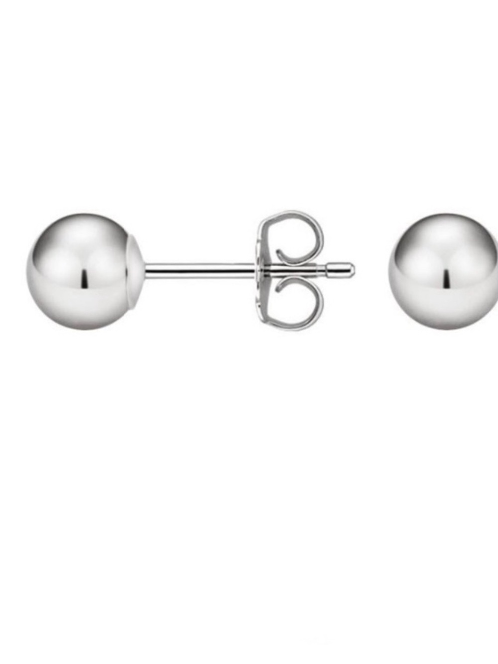 Silver Ball Stud Earrings from Brilliant Earth